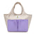 Insulated Lunch Tote Bag - Large Capacity, Multi-Pocket, Waterproof & Stain-Resistant Lining(Beige)