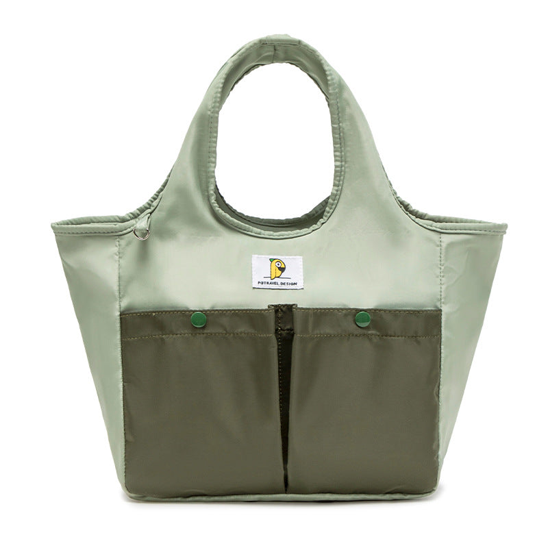 Insulated Lunch Tote Bag - Large Capacity, Multi-Pocket, Waterproof &amp; Stain-Resistant Lining(green)