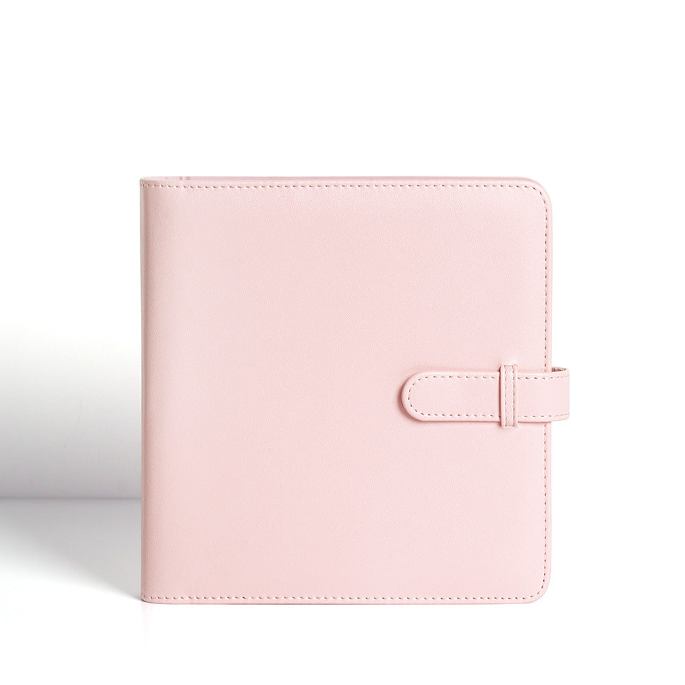 PU Leather Instant Photo Album - Holds 288 Photos, Compatible with Instax Square &amp; Mini Films(pink)