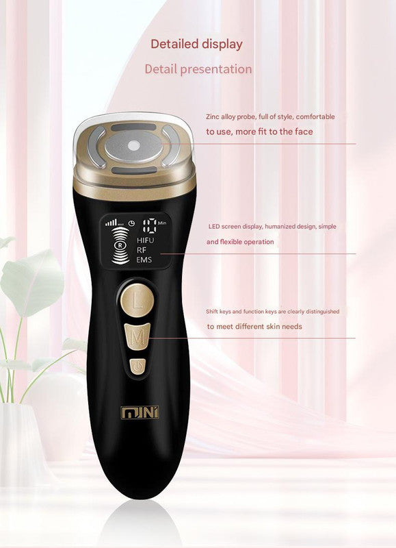 3-in-1 Facial Firming & Anti-Wrinkle Device with HIFU, RF & EMS Technology(White)