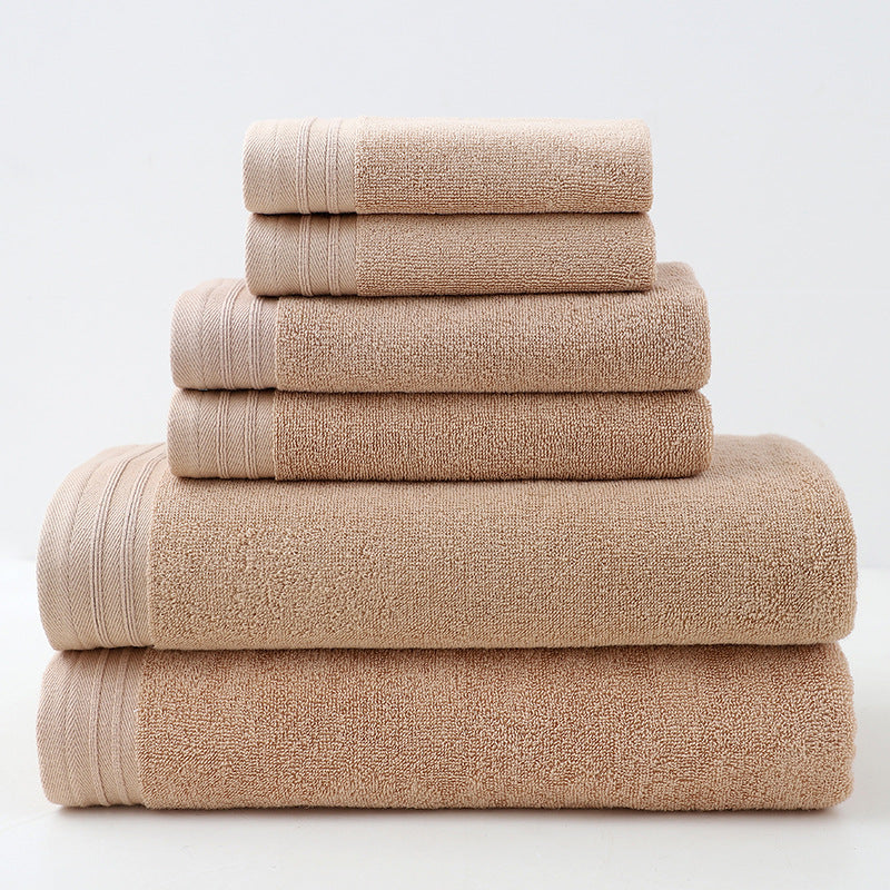 Luxury Combed Cotton Towel Collection - Highly Absorbent, Soft &amp; Durable for Bath, Hand, and Face(Camel)