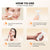 Multi-Function Facial & Neck Massager with LED Light Therapy, EMS & Warm Import - Rechargeable Skin Care Device(black)