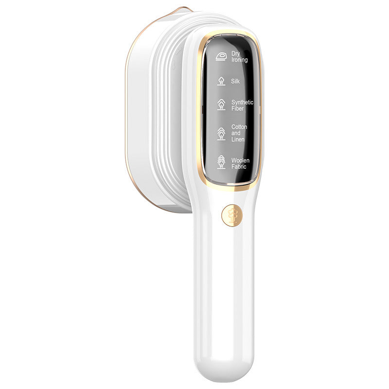 Portable Handheld Garment Steamer &amp; Mini Iron - Smart Temperature Control, Rapid Heating &amp; Powerful Steam for All Fabrics(White)