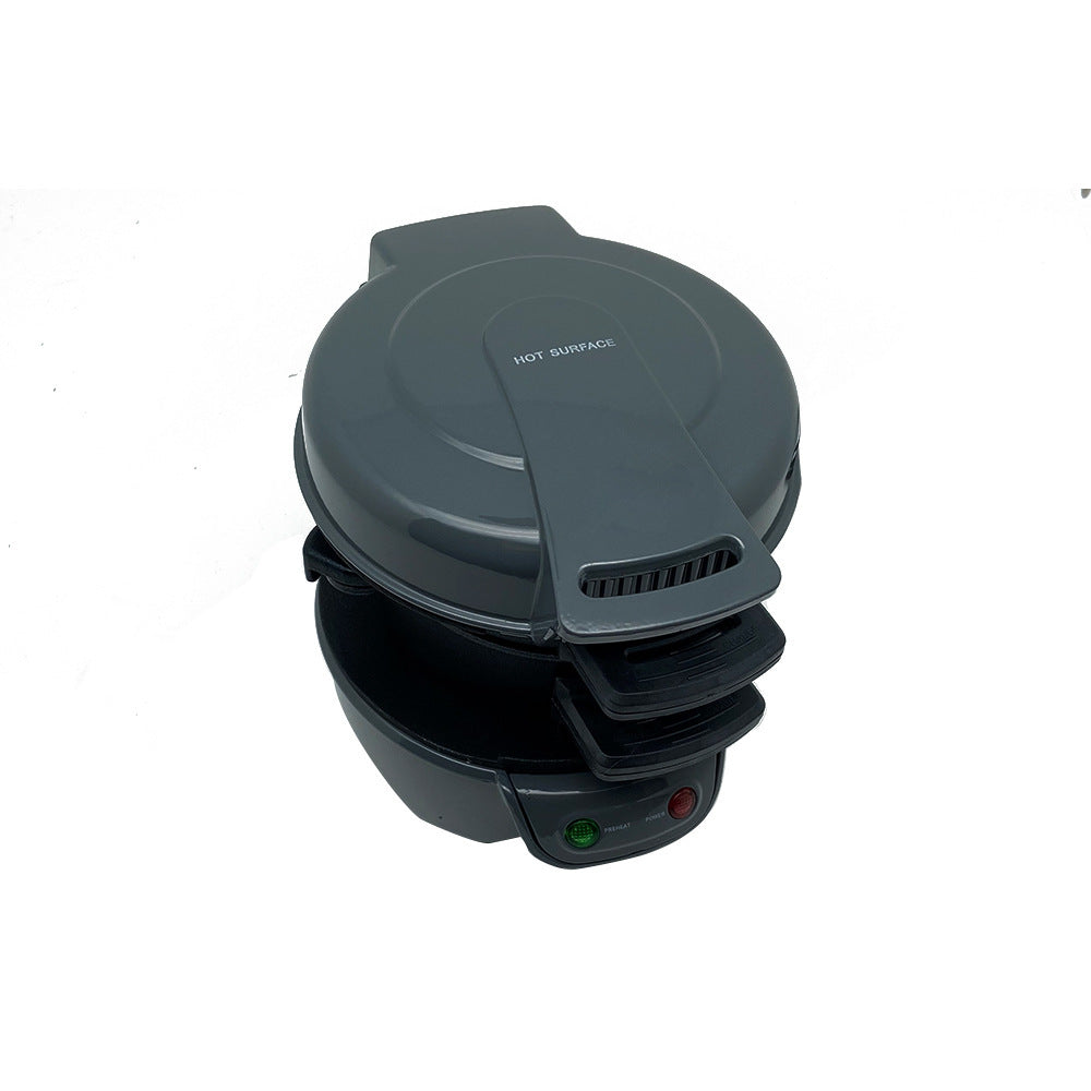 Quick &amp; Easy Multi-Layer Sandwich &amp; Burger Maker with Egg Cooker Plate(Silver gray)
