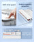 Two Multi-functional Keyboard Cleaning Kit & Ergonomic Wrist Rest with Integrated Storage(White)