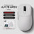 Tri-Mode Wireless Gaming Mouse with 8000Hz Polling Rate, PAW3950 Sensor & Magnetic Charging Dock(White)