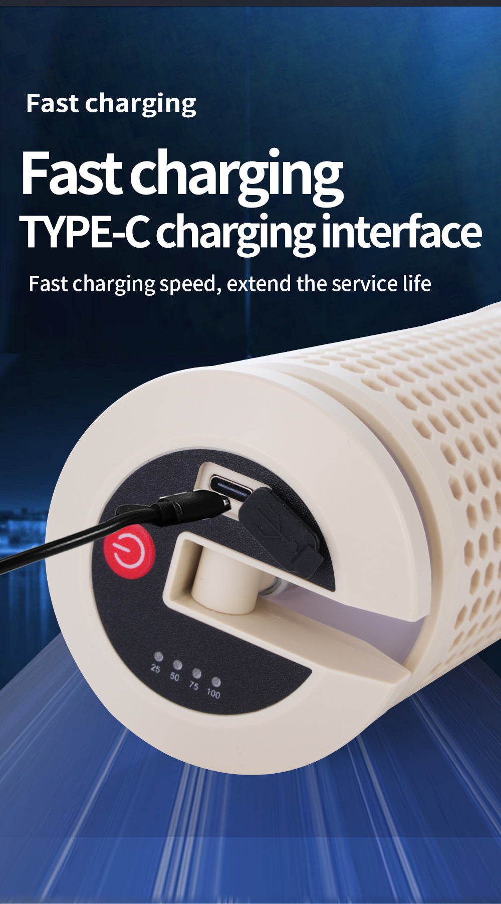 Collapsible LED Camping Lantern with 45-Hour Battery Life, USB-C Charging & Atmosphere Lighting(Khaki)