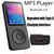 Portable Digital Music Player - Bluetooth 5.4, Hi-Fi Lossless Sound, 8GB Built-in & Expandable Storage(black 32GB)