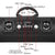 Portable Wireless Speaker - FM Radio, USB/TF Playback, AUX Input, Microphone Support & 2000mAh Battery(black)