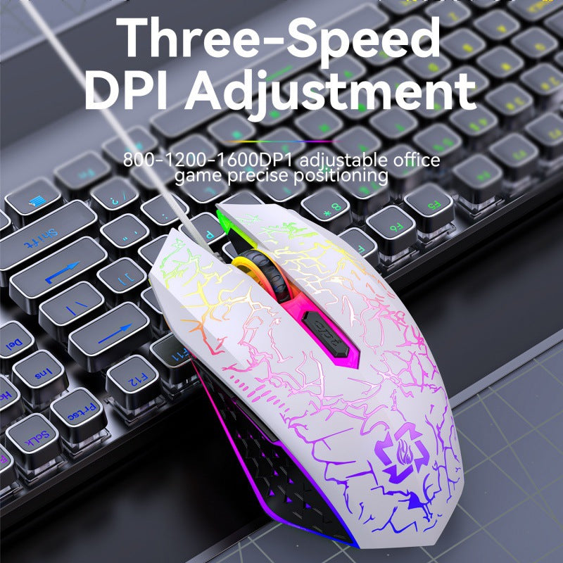 Ergonomic Dual-Mode Wireless Gaming Mouse - Mute Buttons, Adjustable DPI, Rechargeable, Multi-Assist Keys(black)