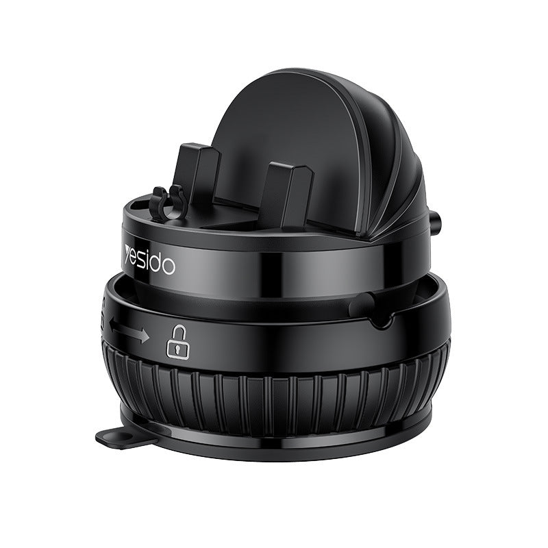 Universal Car Dashboard Phone Holder with Rotary Suction Cup &amp; 360° Rotation(black)