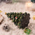 Miniature Decorated Christmas Tree Tabletop Ornament - Holiday Village Display Decoration(green)