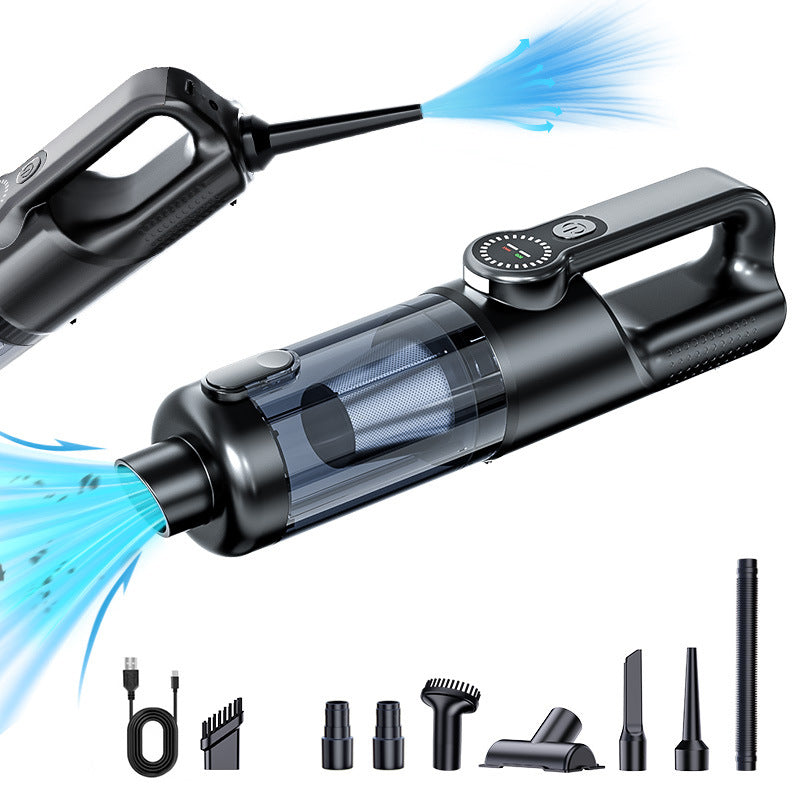 Multi-Function Cordless Handheld Vacuum Cleaner &amp; Blower - Powerful Brushless Motor with Digital Display(Black and gray)