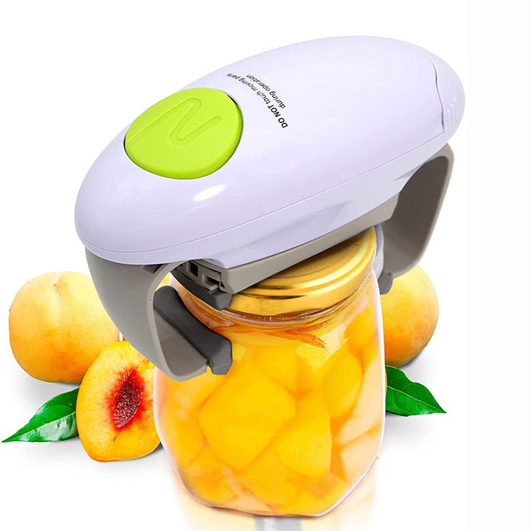 Effortless Electric Jar Opener - Automatic Grip for Arthritis Sufferers, Seniors &amp; Weak Hands(white)