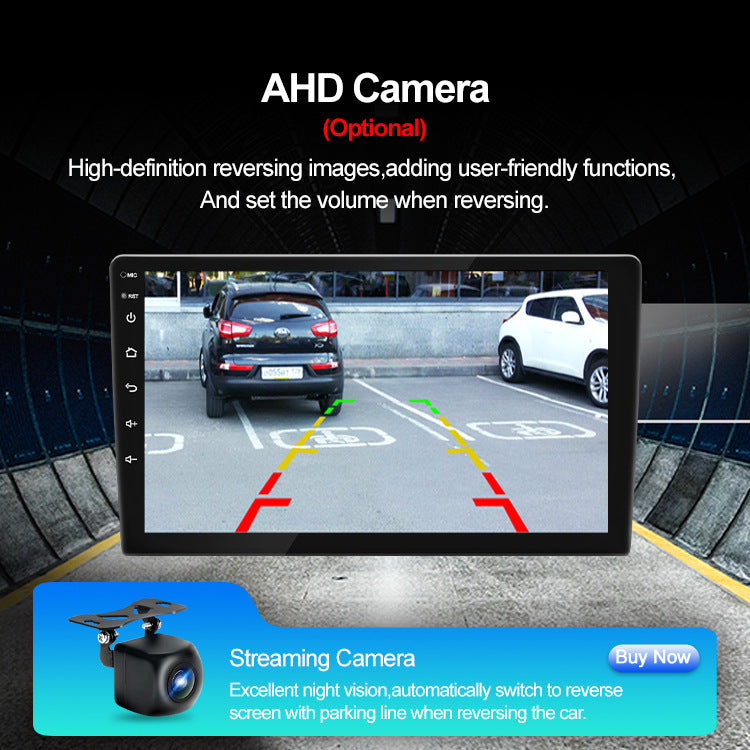 Universal 9-Inch Android Car Stereo GPS Navigator - QLED HD Touchscreen, 2GB RAM 32GB ROM, WiFi, Bluetooth 5.4, CarPlay & Mirror Link(black 9 inches)