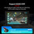 Universal 9-Inch Android Car Stereo GPS Navigator - QLED HD Touchscreen, 2GB RAM 32GB ROM, WiFi, Bluetooth 5.4, CarPlay & Mirror Link(black 9 inches)