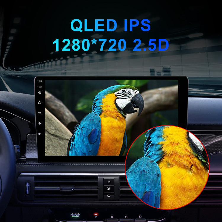 Universal 10-Inch Android Car Stereo GPS Navigator - QLED HD Touchscreen, 2GB RAM 32GB ROM, WiFi, Bluetooth 5.4, CarPlay & Mirror Link(black 10 inches)