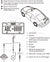 3-in-1 Car Reversing Camera & Parking Sensor System with Monitor - License Plate Frame Mount, Waterproof & Night Vision(black)