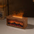 Fireplace Flame Effect Aroma Diffuser & Humidifier with 7-Colour Light, Timer & Remote Control(Light Wood Grain)
