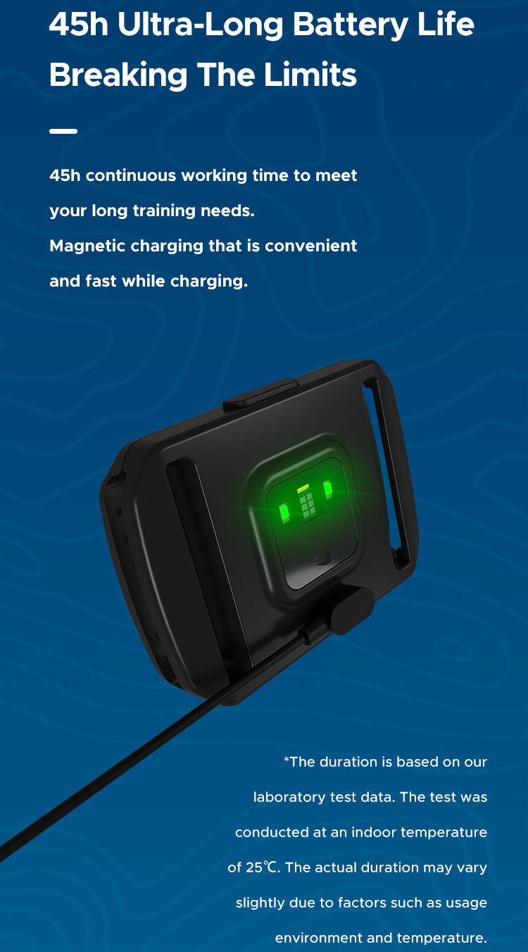 Optical Armband Heart Rate Monitor - Bluetooth & ANT+ Dual Protocol, IP67 Waterproof for Fitness Training(black)