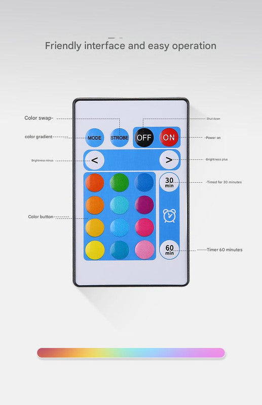 Peacock Projection LED Night Light - Multi-Color Atmosphere Lamp with Remote & Touch Control, USB Rechargeable(pink)