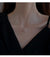 2pc Elegant Interlocking Rings Pendant Necklace with Zirconia Accents - Copper Base, Minimalist Jewelry(platinum)