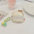 3pc Chic Woven Mini Backpack Pouch - Earphone Case & Coin Purse with Keychain Lanyard(white)