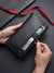 Coffee Classic Long Zipper Wallet Clutch - Large Capacity PU Leather Phone & Card Holder with Wrist Strap