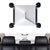 White and Black Heavy-Duty Suction Cup Mount for Starlink Mini - All-Weather Car, RV & Boat Bracket