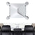 White Heavy-Duty Suction Cup Mount for Starlink Mini - All-Weather Car, RV & Boat Bracket