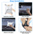 White Heavy-Duty Suction Cup Mount for Starlink Mini - All-Weather Car, RV & Boat Bracket
