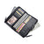 Coffee Men's Vintage PU Leather Long Wallet - High Capacity Dual Zipper Clutch with Phone & Card Slots