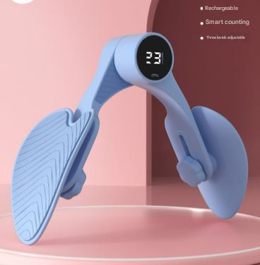 Blue Smart Kegel &amp; Thigh Master with Counter - Adjustable Pelvic Floor Strengthening Device for Women, Inner Thigh &amp; Glute Toner
