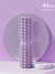 Purple High-Density 3D Trigger Point Foam Roller - Solid Core Massager for Deep Tissue Muscle Recovery & Yoga