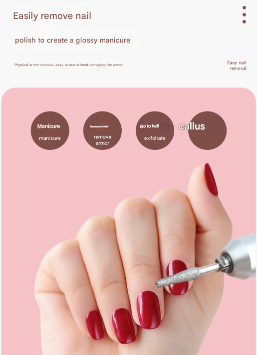 Pink Professional Rechargeable Nail Drill Machine - 45000RPM Portable E-File Kit for Acrylic, Gel, Polishing & Manicure