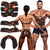 Black and Orange Ultimate EMS Muscle Stimulator Kit - USB Rechargeable Abdominal & Full Body Toner for Abs, Arms, and Glutes