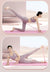 Pink Adjustable Resistance Chest Expander with 6 Levels - Cute Cat Ear Puller for Full Body Workout