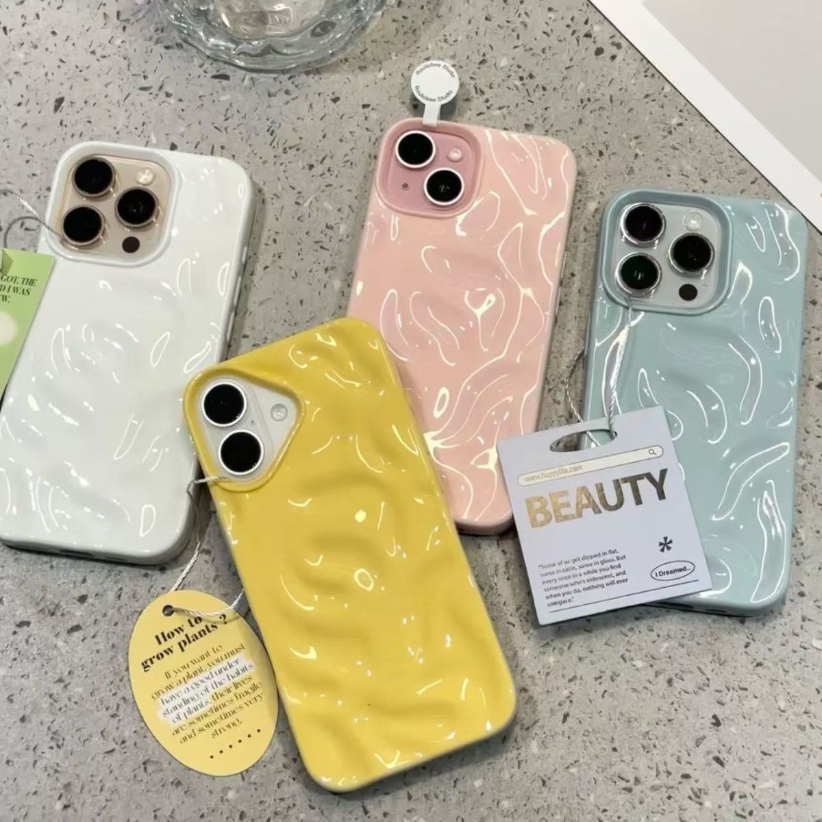 Random Color iPhone Case Surprise Box - 5 Pack of Random Style Covers for Your Apple Model