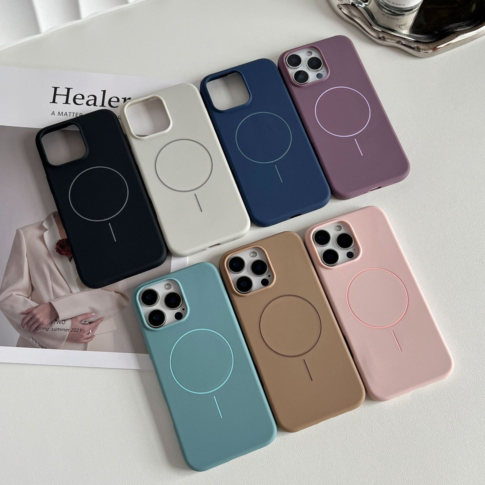 Random Color iPhone Case Surprise Box - 5 Pack of Random Style Covers for Your Apple Model