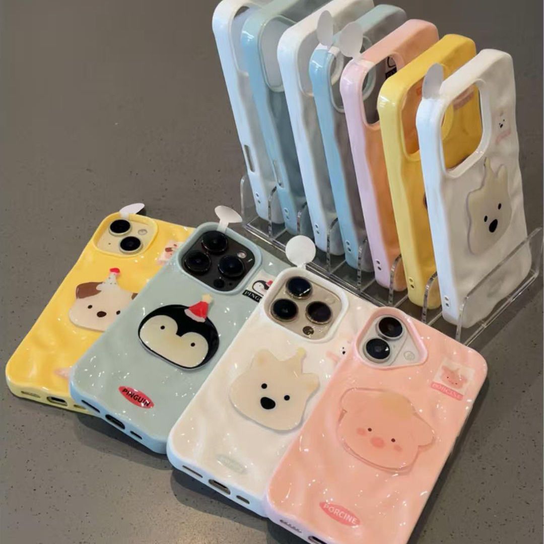 Random Color iPhone Case Surprise Box - 5 Pack of Random Style Covers for Your Apple Model