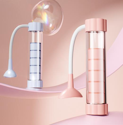 Pink Adjustable Breathing Exerciser & Respiratory Muscle Trainer - Lung Capacity, Core & Pelvic Floor Fitness Tool