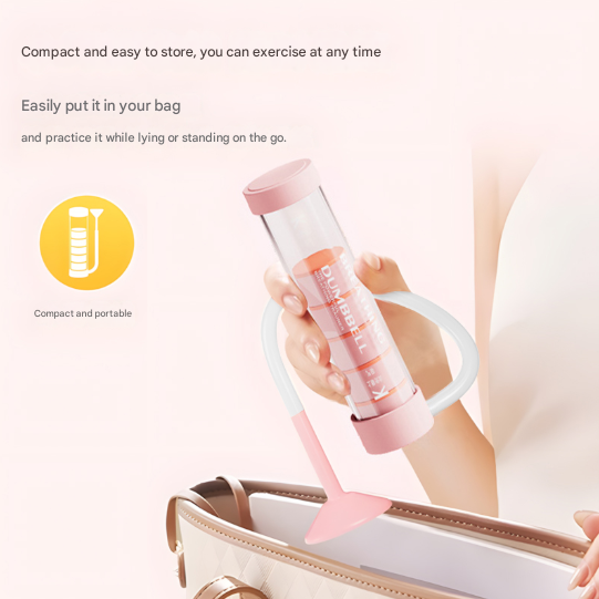 Pink Adjustable Breathing Exerciser & Respiratory Muscle Trainer - Lung Capacity, Core & Pelvic Floor Fitness Tool