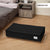 1 piece Black Size L Collapsible Underbed Storage Organizer with Wheels - Fabric Bin with Dustproof Lid