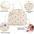 Beige Checkered Pattern Corduroy Lunch Bag - Insulated Thermal Cooler Tote for School Work and Picnics