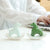 Green Modern Ceramic Rocking Horse Ornament - Cute Porcelain Figurine for Desk & Shelf Decor