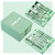 Green Premium 13-in-1 Manicure & Grooming Kit - Professional Carbon Steel Pedicure Set with Dual-Drawer Case & Mirror
