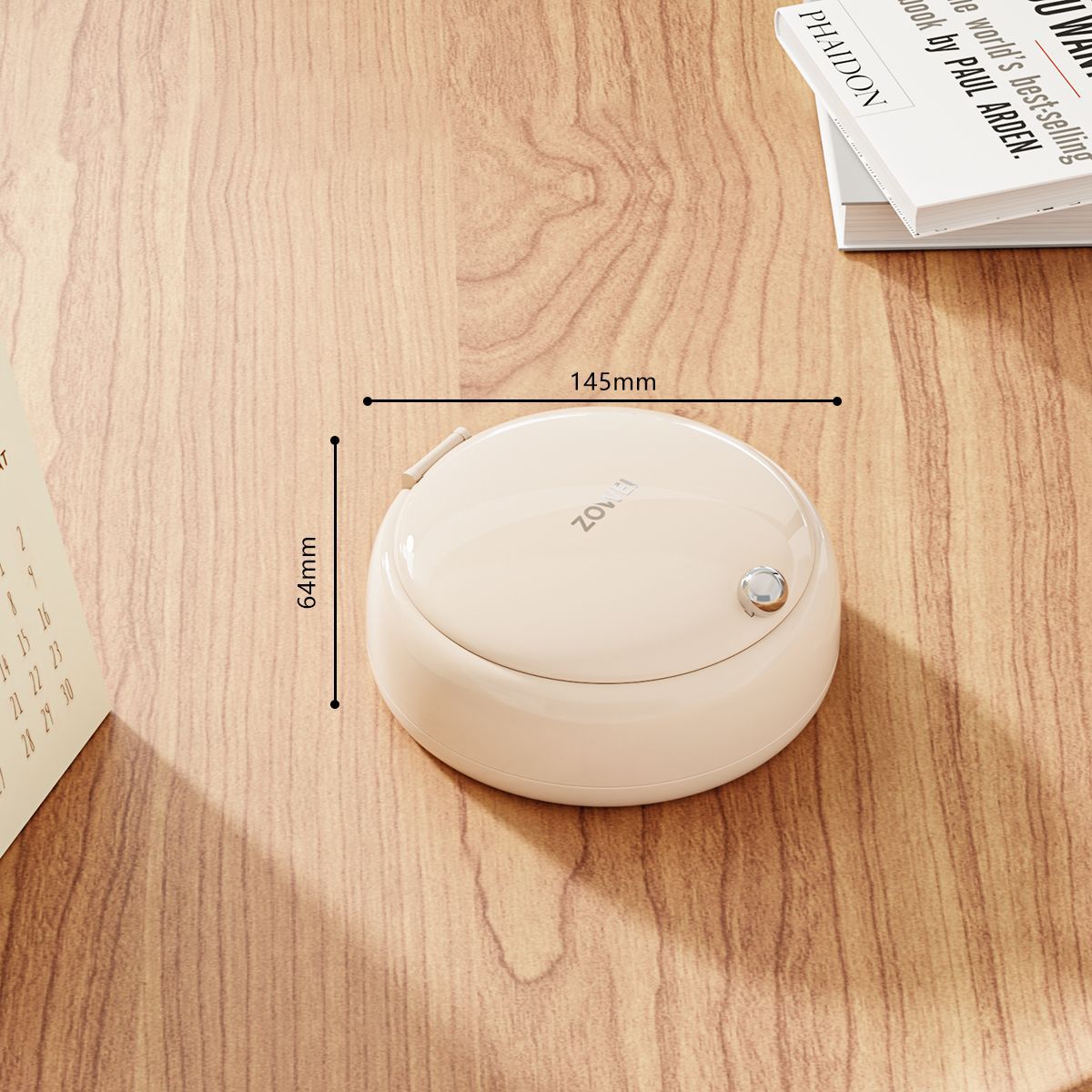 Beige Modern Compact Sewing Kit Organizer - All-in-One with Magnetic Needle Case