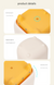2 Pcs Yellow Cute Cat Press-to-Dispense Soap Pump & Sponge Caddy for Kitchen Sink