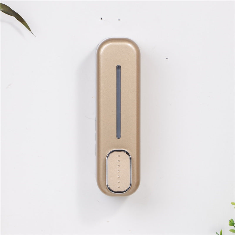 2 Pcs Gold Modern Wall-Mounted Press Soap Dispenser - 300ml Refillable Pump for Bathroom &amp; Kitchen