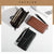 Coffee Men's Long Zipper Wallet Clutch - PU Leather Wristlet with Phone and Card Slots